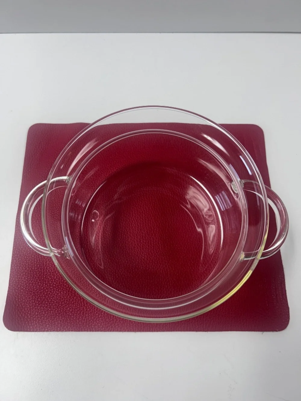 Vintage Simax 1.5 Qt Borosilicate Glass Pot w/Lid Made in Czechoslovakia